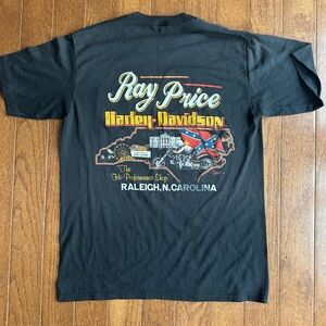 Harley-Davidson Black Tee with Colorful Graphic